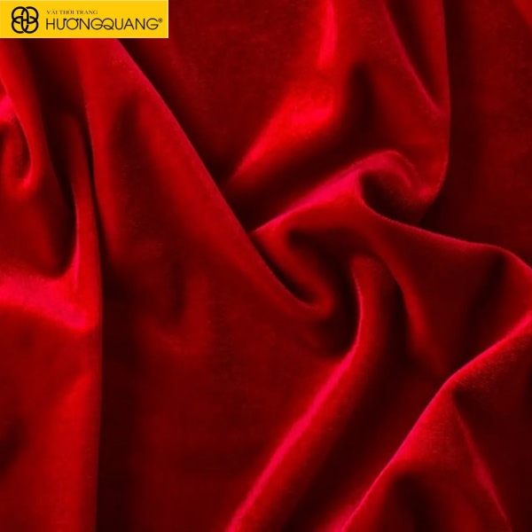 Cận cảnh bề mặt nhung lụa với lớp lông tơ mượt