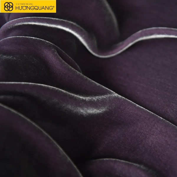 Các loại vải nhung khác nhau như nhung lụa, nhung cotton, nhung polyester