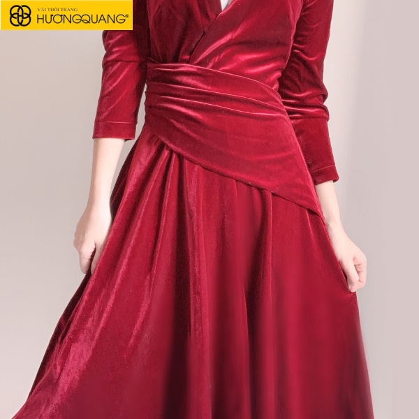 Thiết kế áo dài nhung lụa cao cấp