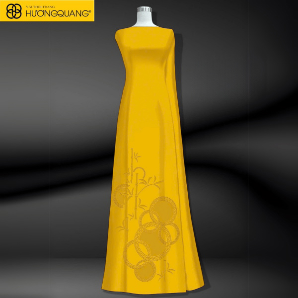 Vải lụa in hoa xuân mềm mại, thoáng mát