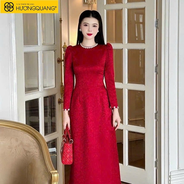 Xu hướng vải may váy tiệc sang trọng trong thời trang dạ tiệc hiện đại