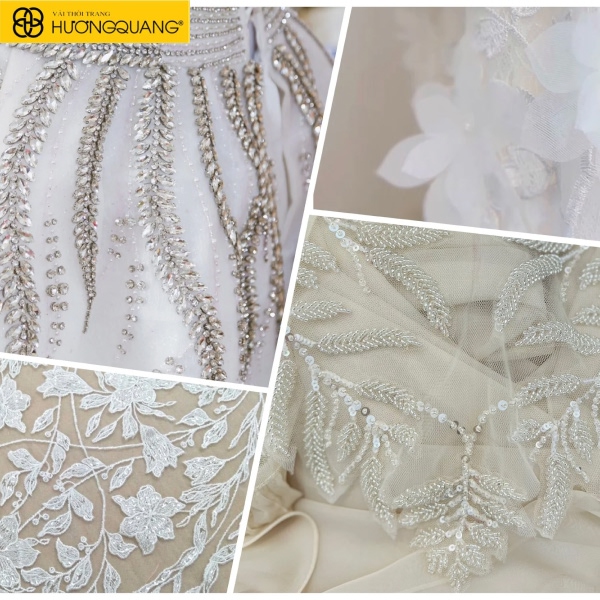 “Chi tiết ren 3D tạo sự khác biệt cho váy tiệc