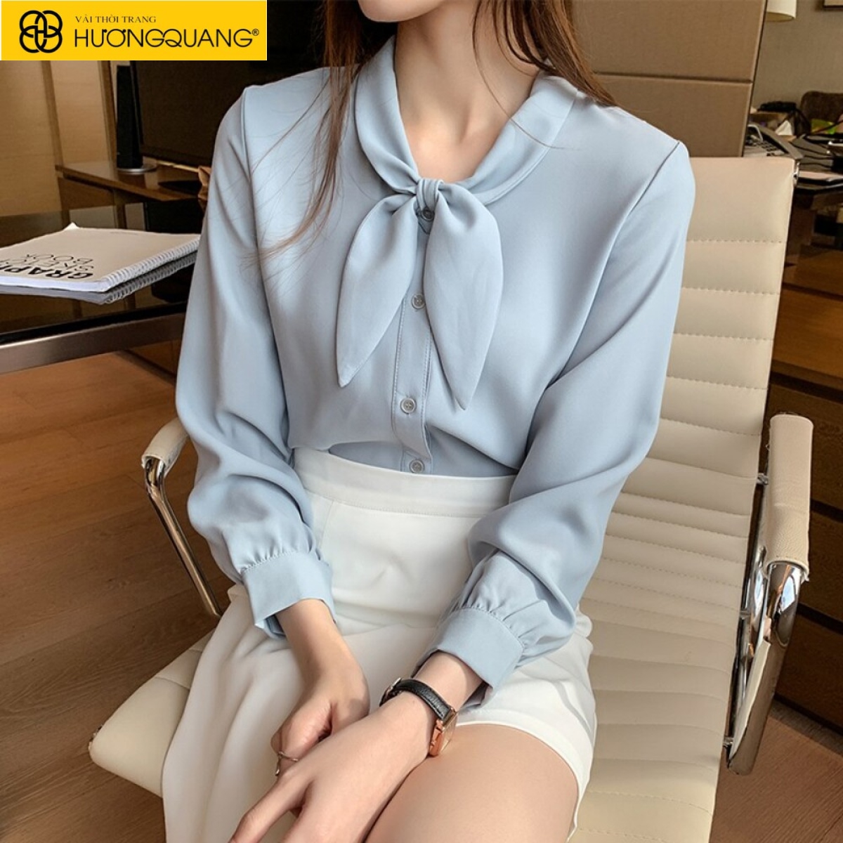 Độ rũ tự nhiên của vải voan tơ ánh nhũ