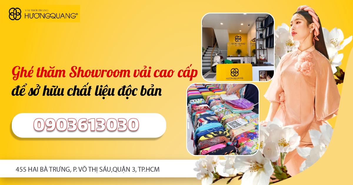 Vải cao cấp Hương Quang – lựa chọn của giới thiết kế