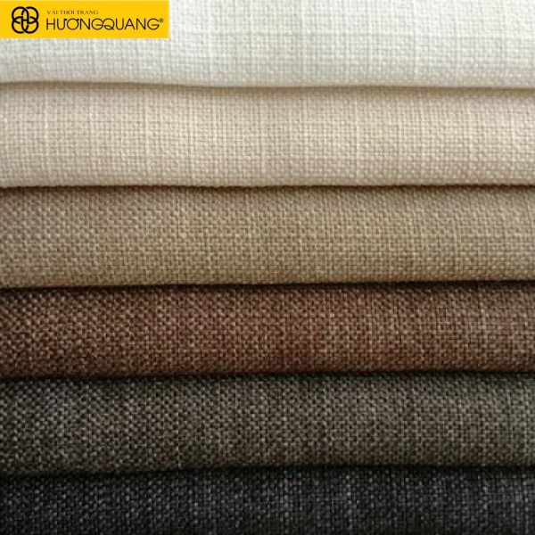 Vải linen tưng premium với bề mặt mịn và đứng form
