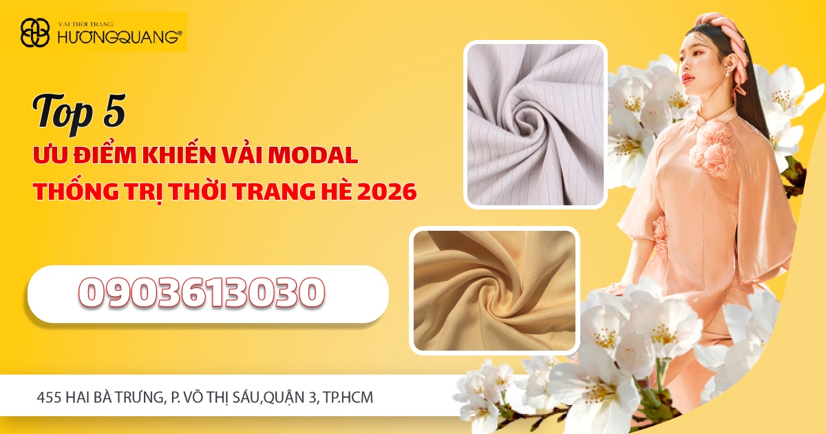 Vải modal tại Vải Hương Quang