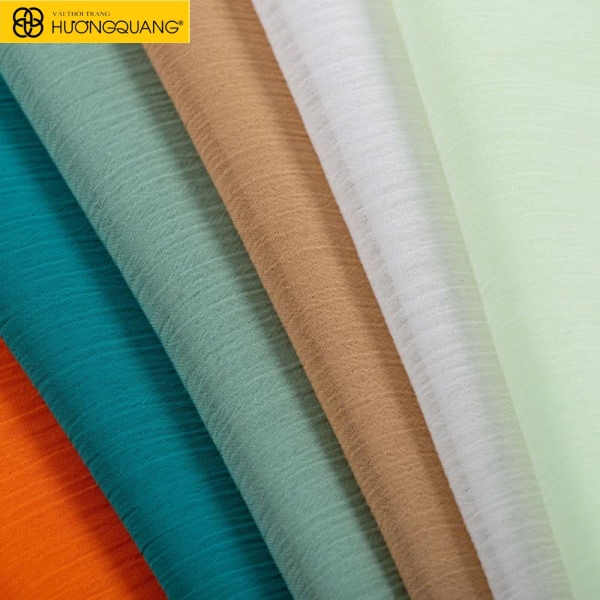 vải polyester không đổ lông bền màu
