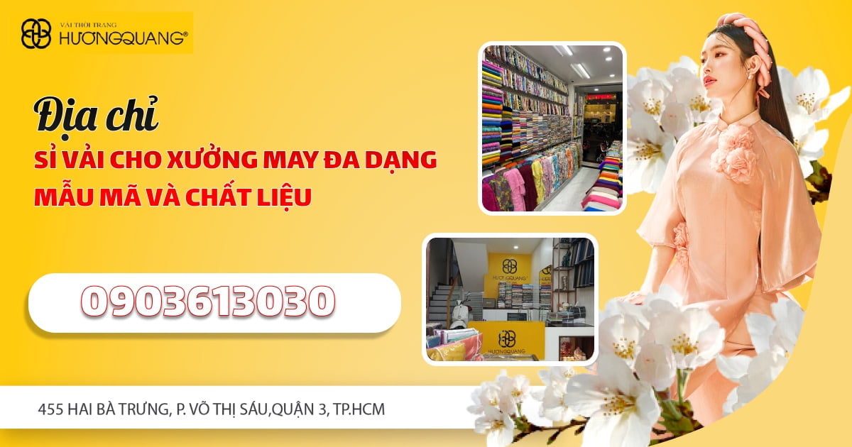 Chính sách hỗ trợ nhập vải sỉ tại kho vải Sài Gòn