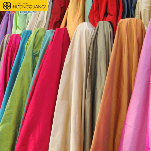 lụa tơ tằm Nha Xá may áo bà ba mềm mịn