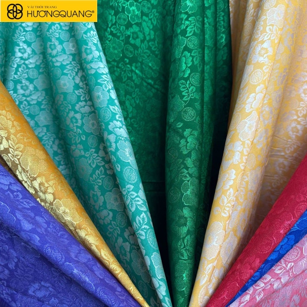 vải may áo bà ba cao cấp mềm mại tôn dáng