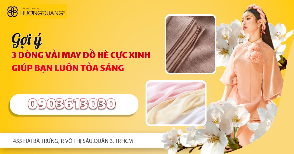 Nguồn vải may đồ hè chất lượng tại Vải Hương Quang