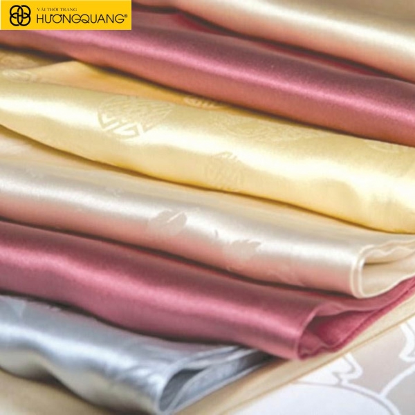 Các dòng vải silk được phân phối tại Vải Hương Quang