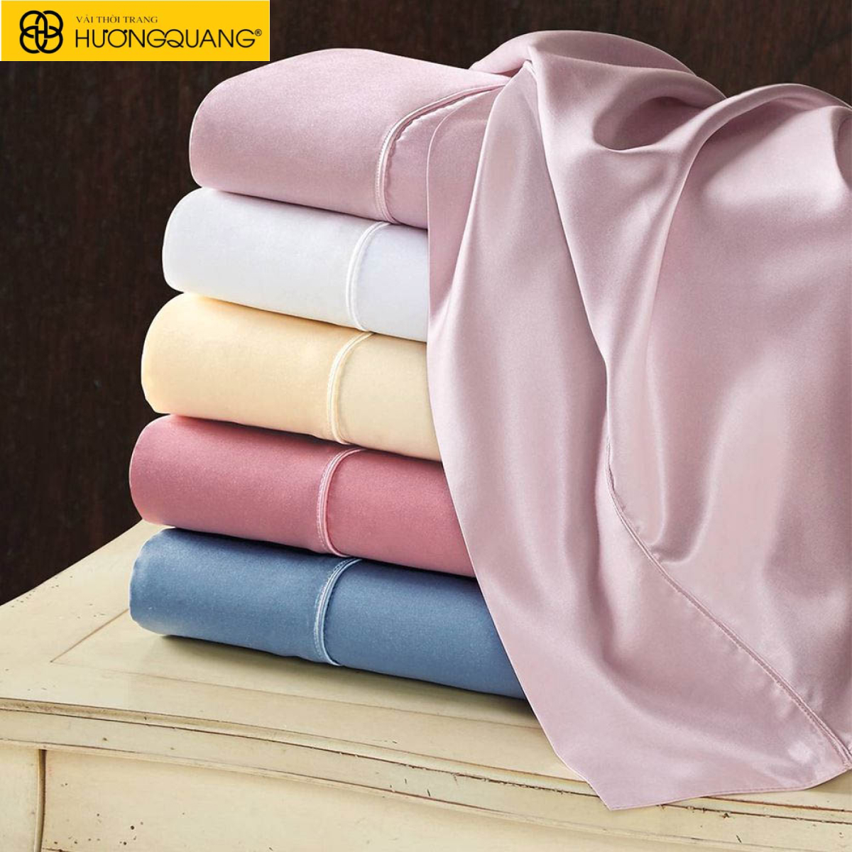 Vải lụa cao cấp mềm mịn và sang trọng