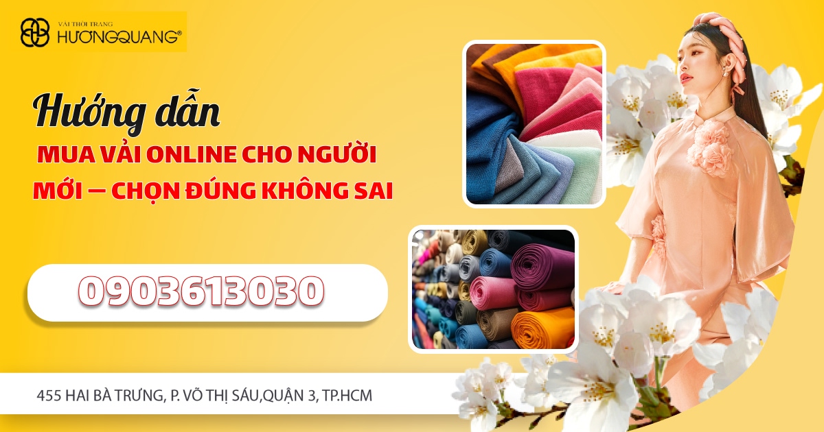 lựa chọn vải phù hợp may váy áo thiết kế