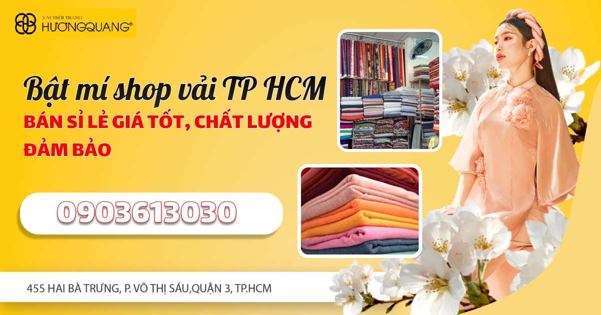 Vận chuyển vải nhanh chóng từ shop TP HCM