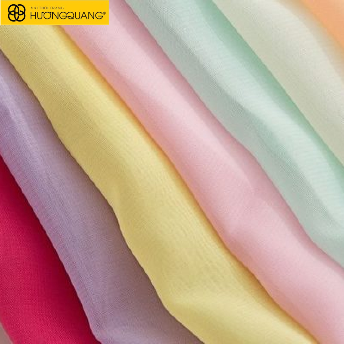 Vải màu pastel với nhiều gam màu nhẹ nhàng